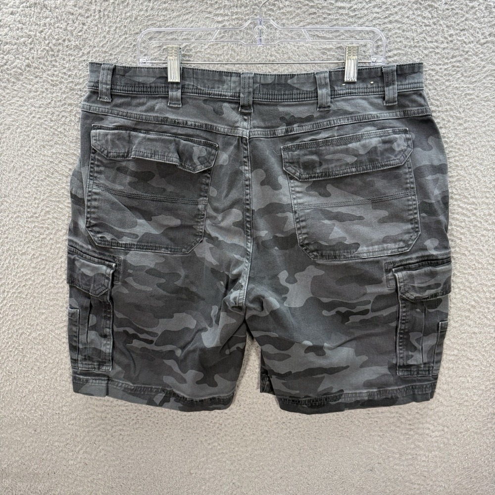Red‎ Head Shorts Mens 38 Gray Camouflage Cargo Stretch Outdoors Hiking Workwear - Picture 2 of 9